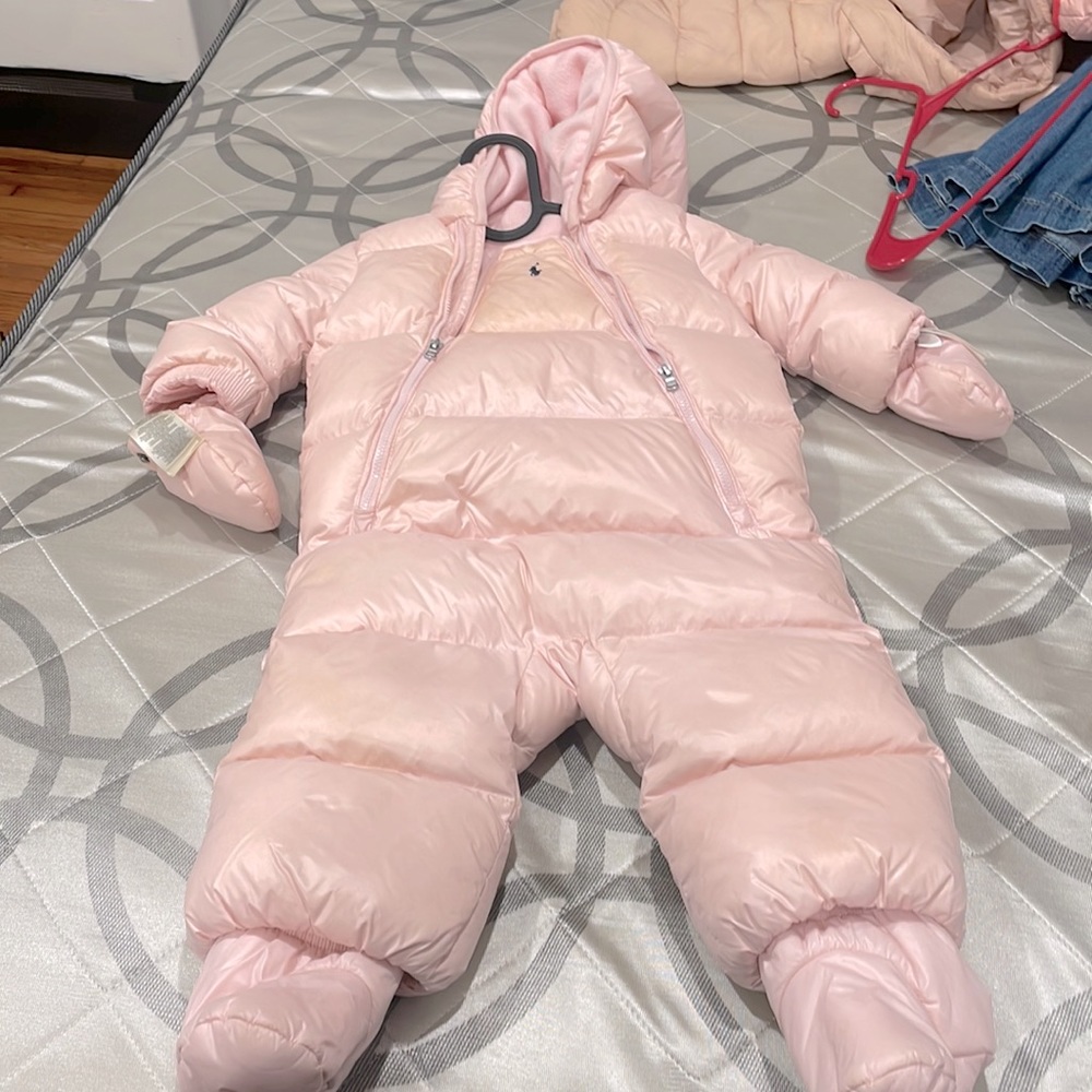 Polo baby girl snowsuit